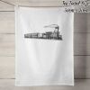 50% Linen Tea Towel - White Thumbnail