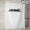50% Linen Tea Towel - White Thumbnail
