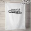 50% Linen Tea Towel - White Thumbnail