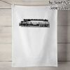 50% Linen Tea Towel - White Thumbnail