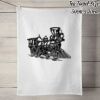 50% Linen Tea Towel - White Thumbnail