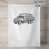 50% Linen Tea Towel - White Thumbnail